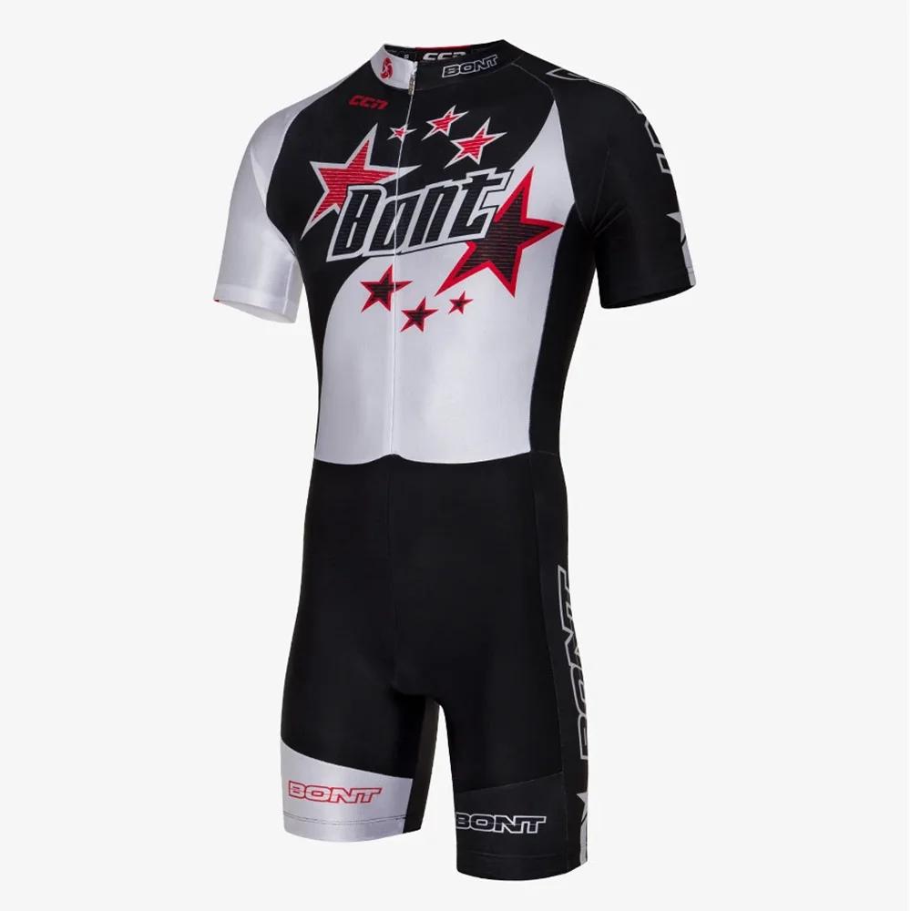BONT Гоночный комбинезон Мужской Speed Inline Роликовые коньки Костюм для скоростного катания Триатлон Одежда Ciclismo Катание Комбинезон Велоспорт