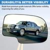 Driver Side Heated Mirror Glass Replacement For 2003-2007 Cadillac Escalade, Chevrolet Avalanche, Silverado, Suburban, Tahoe, GMC Sierra, Yukon -