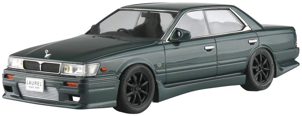 AOSHIMA The Tuned Car Series Nissan HC33 Laurel 1991 Aero Custom Plastic Model 1/24 No.83