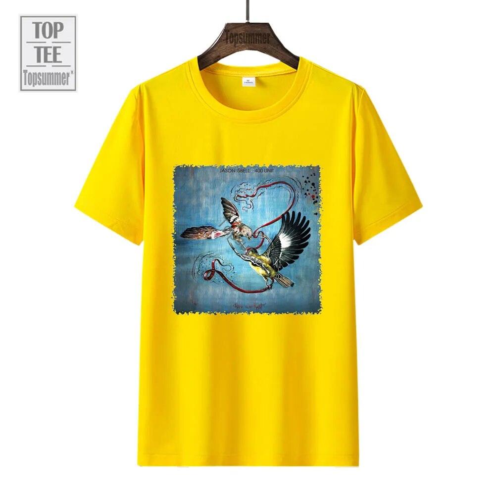 Футболка с альбомом «Here We Rest», футболка «Джейсон Исбелл и 400 Unit Tour», модная хлопковая футболка для подростков в стиле Харадзюку, черная одежда