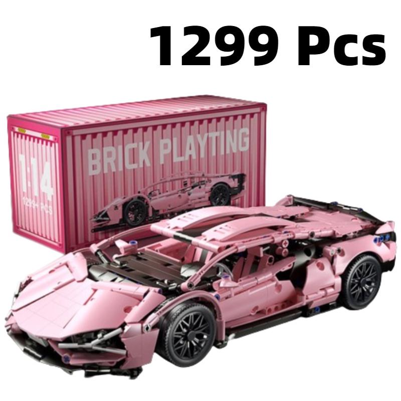 Очень популярная киберпанк версия кареты Lamborghini, модель Lego, игрушка на радиоуправлении