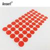 Наклейки-этикетки Anserai 20 мм, круглые, цветные, с точками