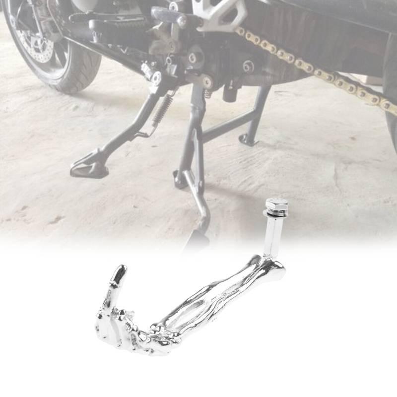 Motorcycle Atv Adjustable Kickstand Foot Support Side Stand Parking Rack Holder