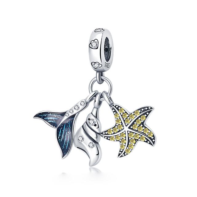 925 Серебряный Шарм Подходит для Любителей Шарма Серии Любовь Браслет Ожерелье Брелок Женские Ювелирные Изделия Diy