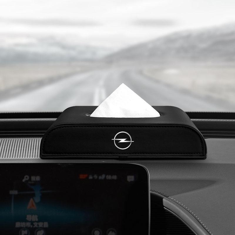 1 шт. Автомобильный держатель для салфеток, бокс для хранения на подлокотнике, эмблема для Opel Corsa Astra Insignia Vectra Zafira Meriva Mokka Grandland Vivaro