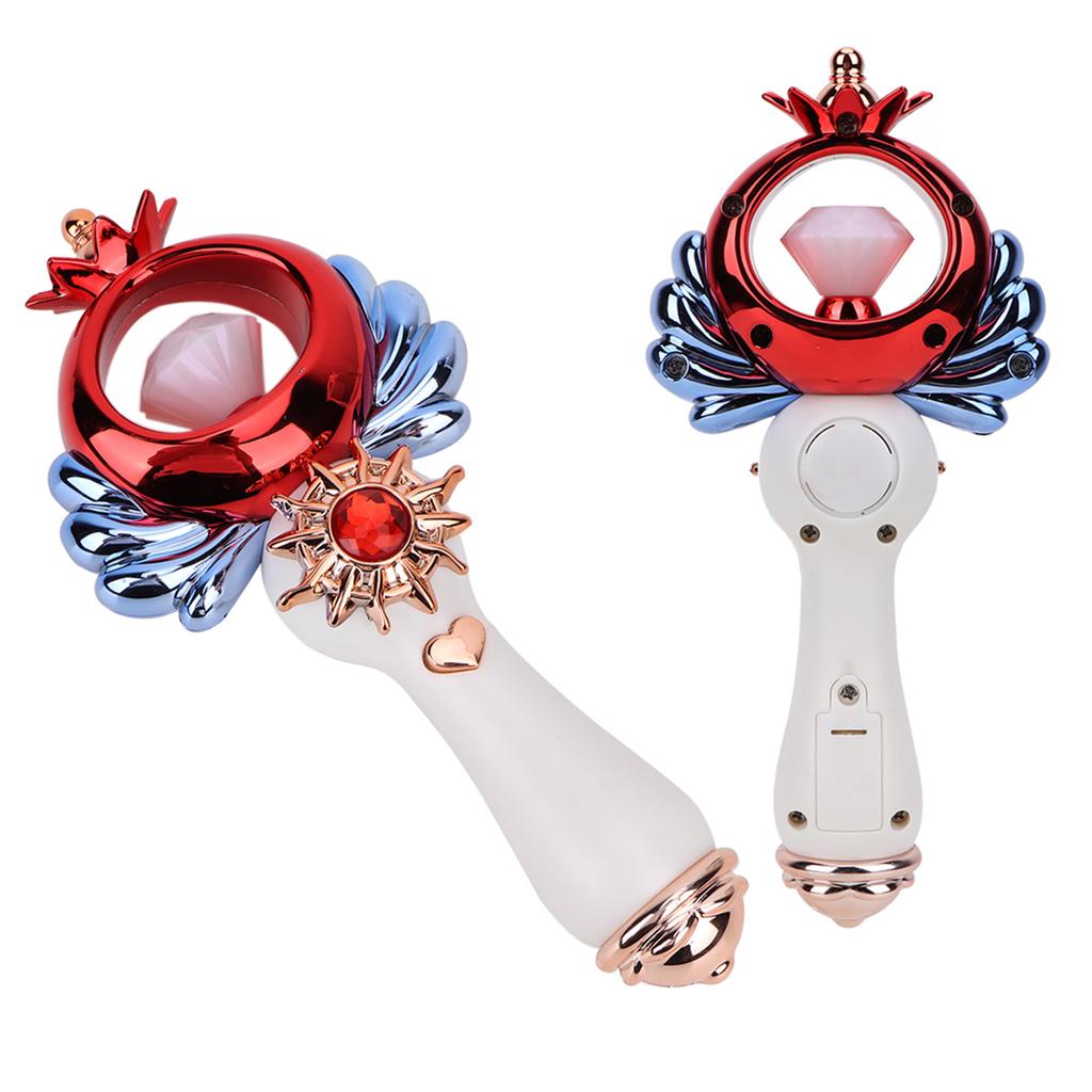 Милая волшебная палочка принцессы, фея, электрическая магия, музыка, светящаяся палочка, мигающая, детская игрушка для девочек, подарок