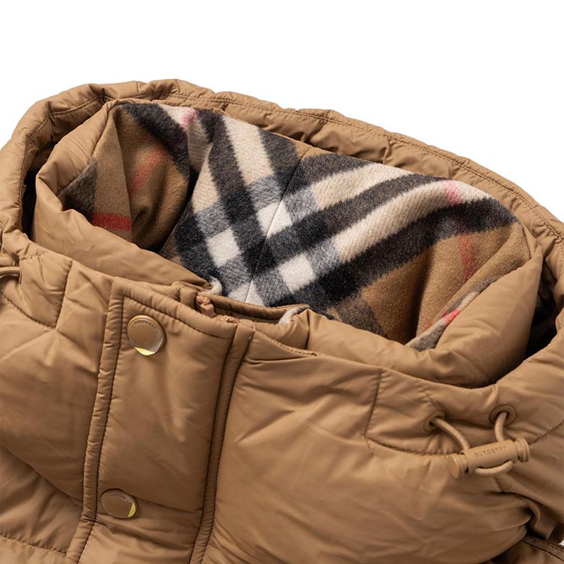 Burberry Down Jackets Men's Camel Brown Hooded (Non-detachable) Moderate 81052231
