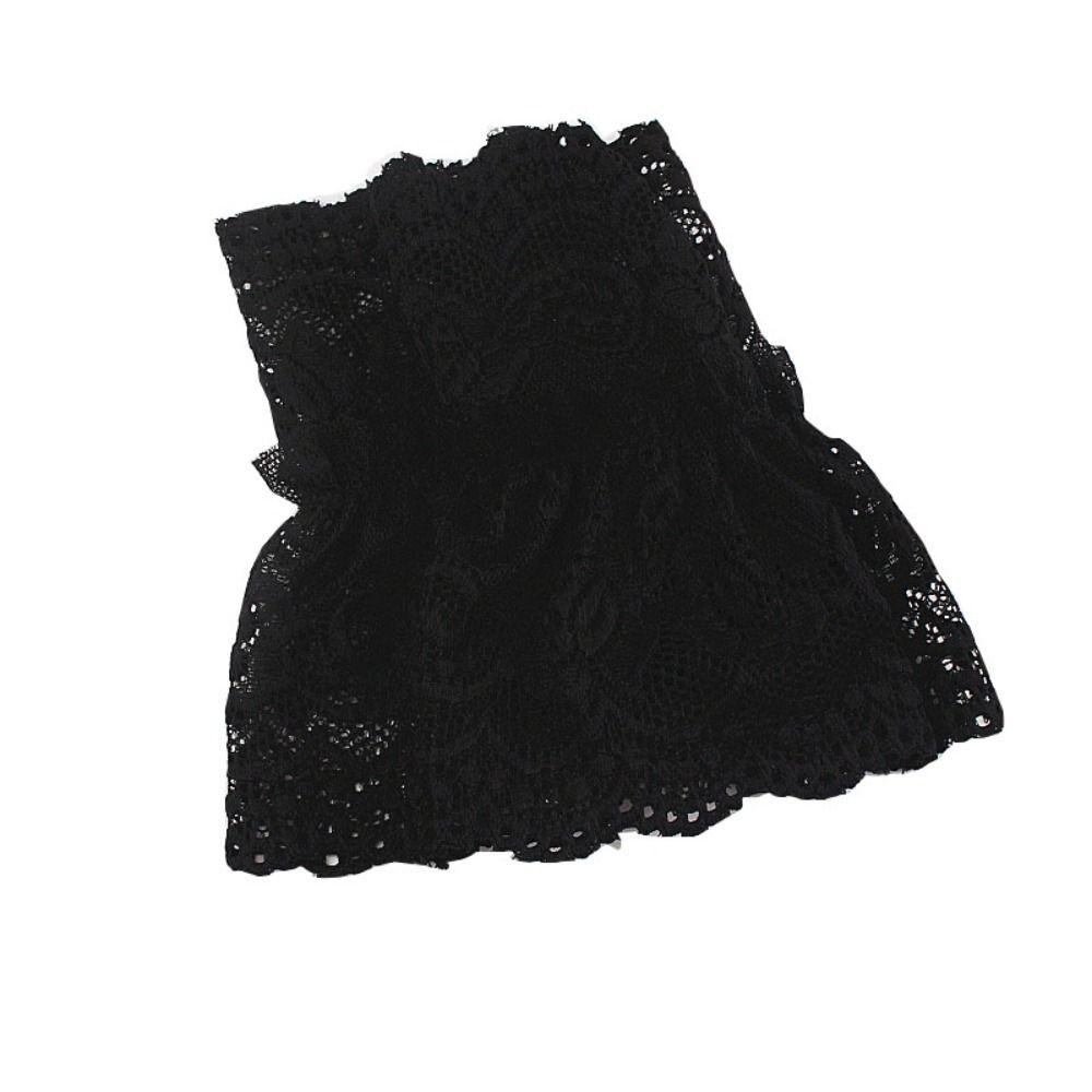 Декоративные перчатки для прикрытия шрамов, съемные манжеты, искусственные рукава с оборками, рукава до локтя, кружевные манжеты