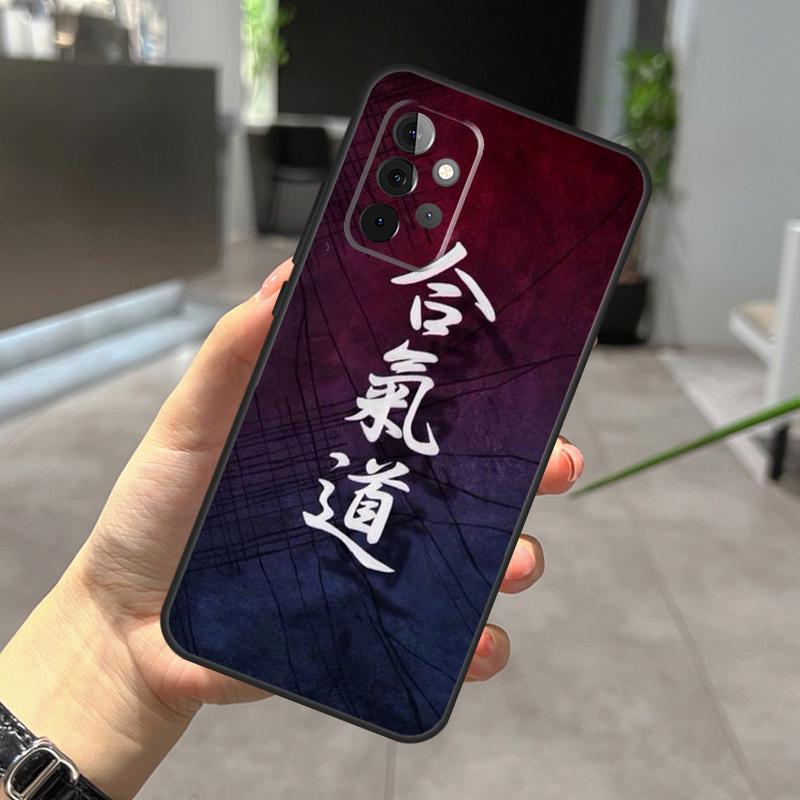Япония Чехол для боевого Айкидо для Samsung Galaxy A52 A32 A12 A56 A36 A54 A34 A14 A05 A16 A26 A13 A33 A53 A15 A35 A55