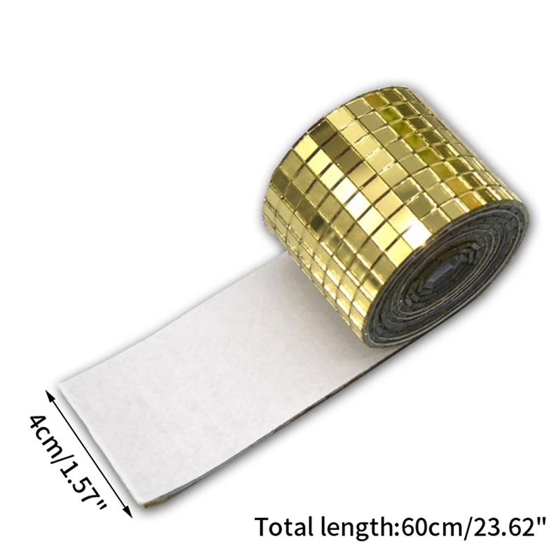 Зеркальная мозаичная плитка наклейки Diy самоклеящаяся мини-квадратная акриловая наклейка на стену