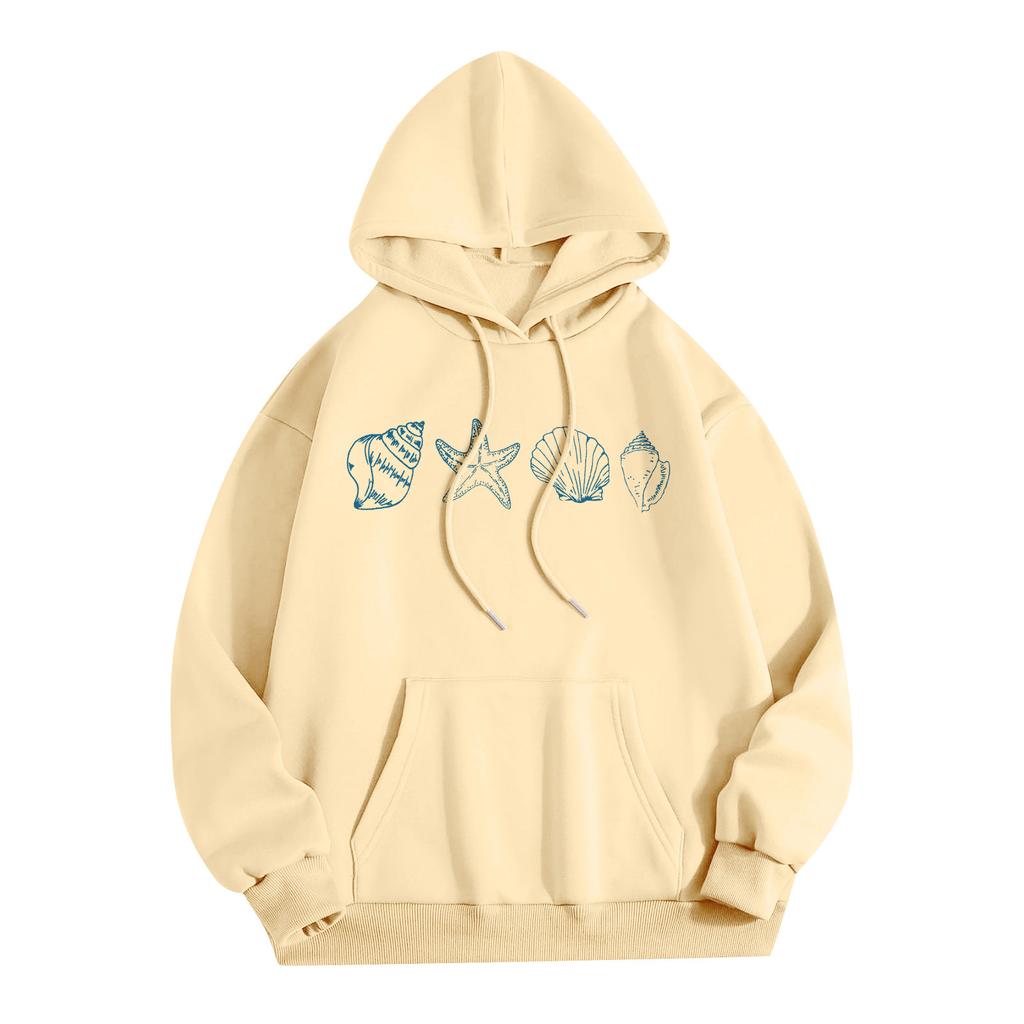 Толстовки для девочек-подростков с длинным рукавом и принтом букв, повседневные графические толстовки с капюшоном, пуловер с завязками, симпатичная толстовка большого размера