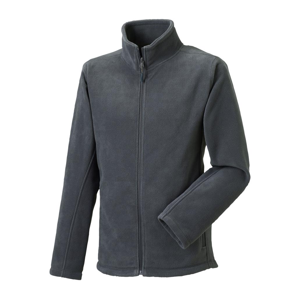 Russell Mens Outdoor Full Zip Fleece Jacket