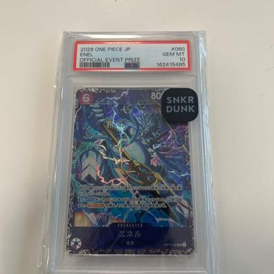 Used PSA10 Eneru SR : Top Commemorative [OP15-060]