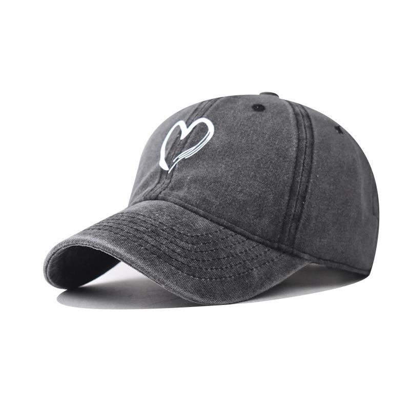 Cotton New Love Baseball Cap Men and Women Outdoor Personality Cartoon Big Love Cap