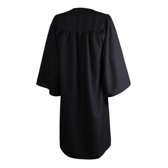 Выпускная мантия и шапочка, однотонные, на молнии, унисекс, матовые, свободного кроя, бакалаврская мантия и шапочка для взрослого