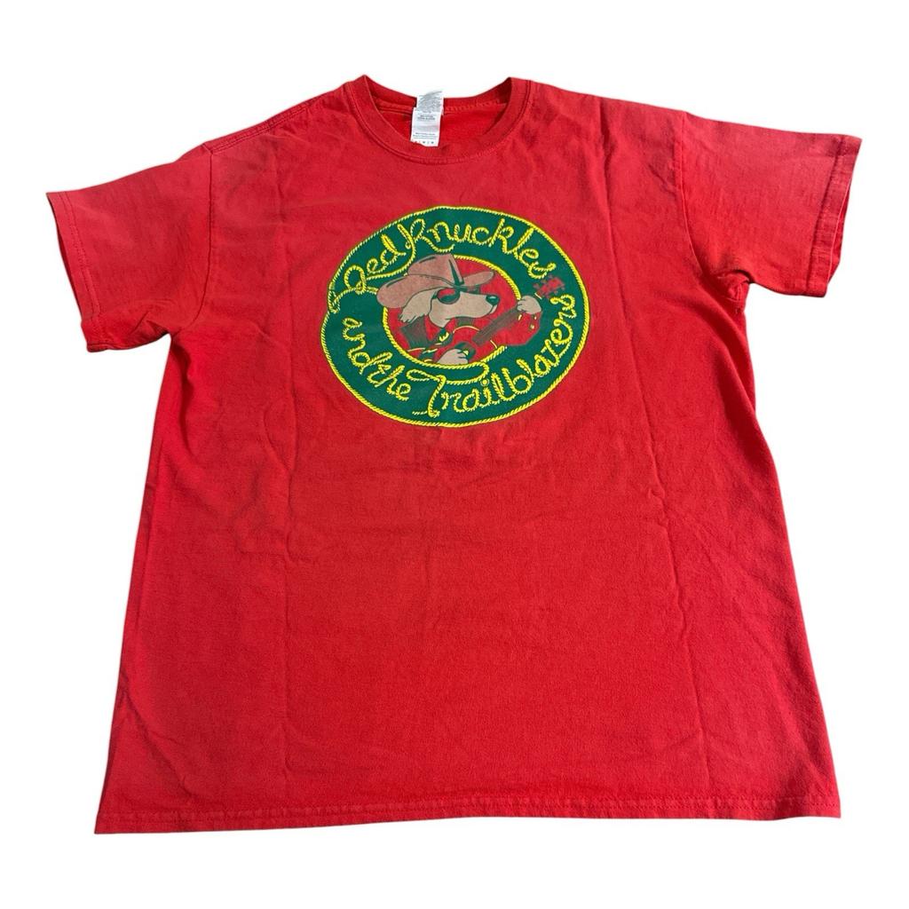 Red Knuckles and the Trailblazers Red Band Graphic Shirt Size Medium Country Unisex T-Shirt
