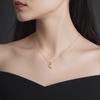 Swarovski Кольцо-колье скрученное полое покрытие розовым золотом женские украшения женский стиль 5620549