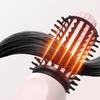 3-In-1 Hair Curling Iron Brush Portable Fast Heating Thermal Brush USB Rechargeable Travel Cordless Heated Round Brush Electric Hair Curling