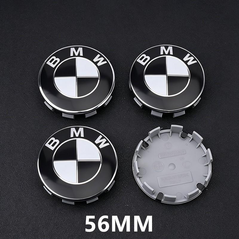 DECW8 4Pcs 56mm 60mm ABS Aluminum Wheel Center Hub Cap Badge For BMW E46 X3 G30 G01 F40 G05 G22 G06 Auto Exterior Tuning Accessories