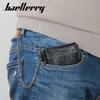 Baellerry Винтажные мужские кошельки короткого стиля, кошелек на молнии, бифолд, деловой мужской держатель для карт GZW
