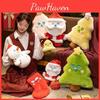 Santa Plush Toy Multi Color Design Children Room Christmas Decoration Gift Doll