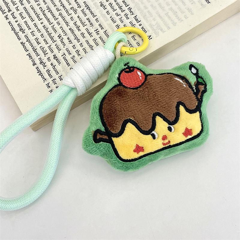 Мультяшный хлебный торт плюшевая игрушка брелок сыр сыр мягкая кукла кулон автомобильный брелок рюкзак сумка Декор детский подарок