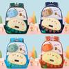 Cute Smiling Expression Flower Bee Pattern Children Backpack For Use Daily