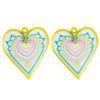 Silicone Mold for Earrings Pendant Elegant Heart Shape Mold for Artistic Crafts
