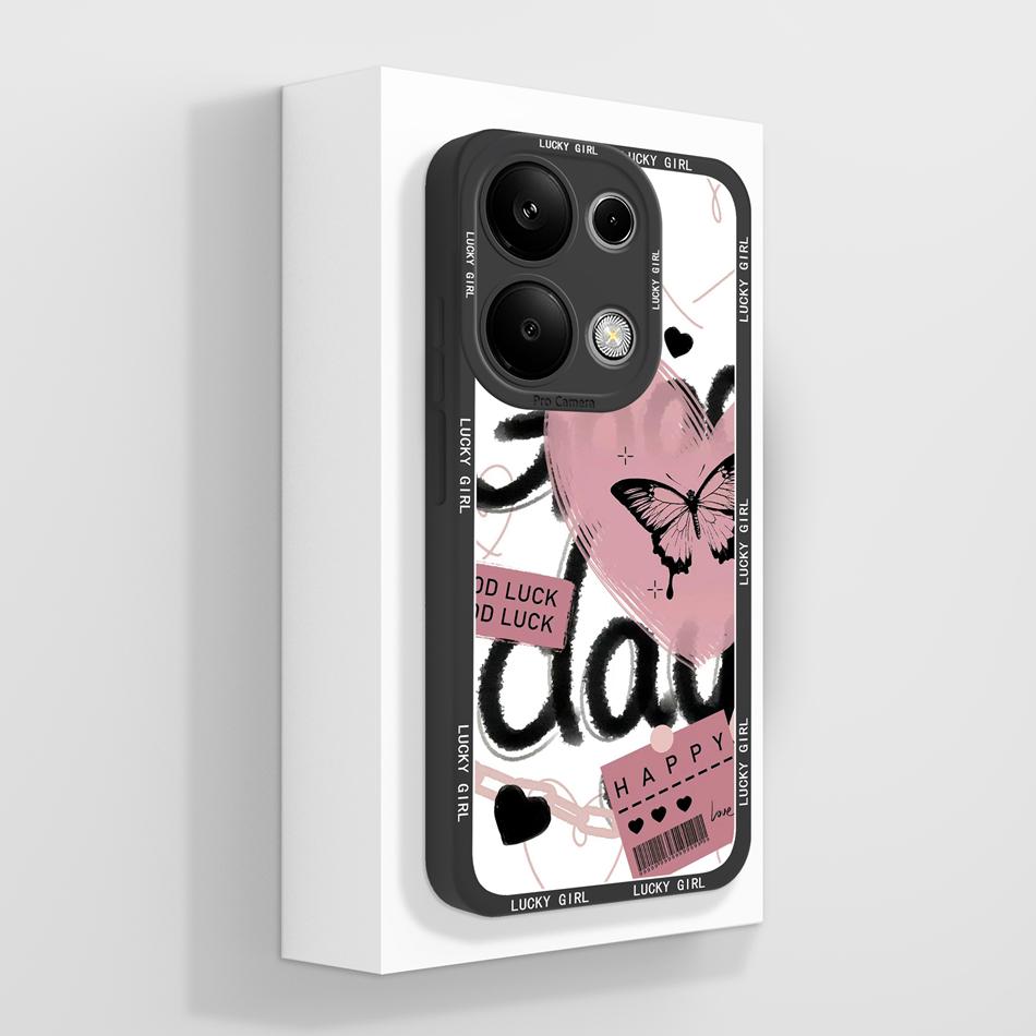For Poco M6 Pro Case Oil Painting Phone Cover Soft Liquid Silicone Shockproof Bumper For Xiaomi Poco M6 Pro 4G Carcasa Protector