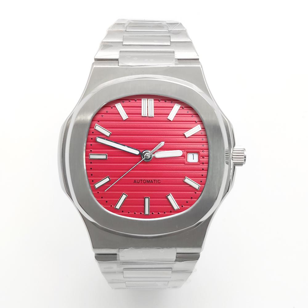 Parnsrpe Luxury 5711 Style 40mm Classic Automatic Mechanical Watches For Men Miyota 8215 Movt Steel Watch Relogio Masculinos