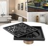 Square Shower Drain 10x10cm / 3.94×3.94inch Floor Drain Universal Fit Floor Strainer  Kitchen