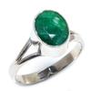 Изумруд(Смоделированный) Кольцо из серебра 925 пробы с драгоценными камнями ручной работы S.9 m3T27