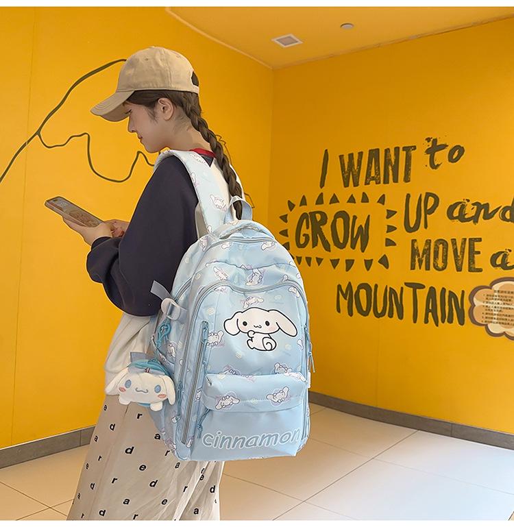 Милый рюкзак для детей с принтом для средней школы - Легкая дорожная сумка для женщин