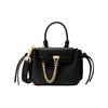 New Hamilton Legacy Cow Leather Small Square Bag One Shoulder Handbag Crossbody Bag Mini Women's Black 32S3G9HC1L-001