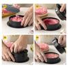 Food-Grade Hamburger Patty Maker Round Shape Stuffed Burger Patty Press  Barbecue