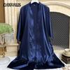 Ice Silk Robe Summer Thin Section Fashion Simple Style Home Wear Ladies Sexy Cardigan Bathrobe