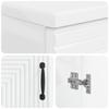 Bathroom Vanity Unit HAARLEM High Gloss White 59.5 x 31.5 x 59 cm