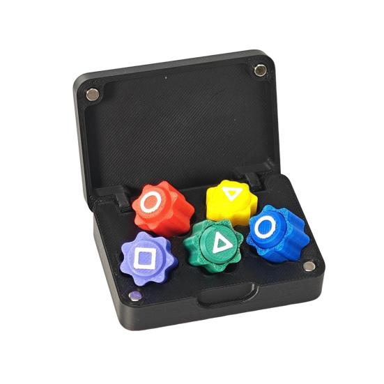 1/2 набора корейской традиционной игры по ловле камней с ящиком для хранения, тренировка координации рук и глаз, игра-домкрат, для детей и взрослых, 3D-печать, ловля камешков