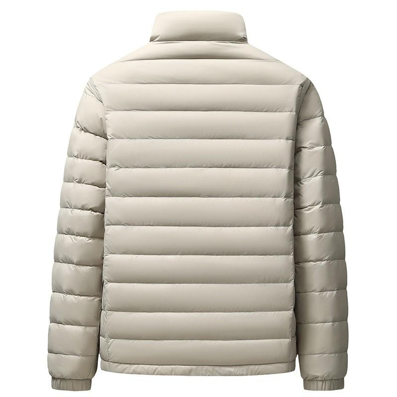 Mens Winter Lightweight Down Jacket 90% Duck Stand Collar Warm Coat Casual Wear