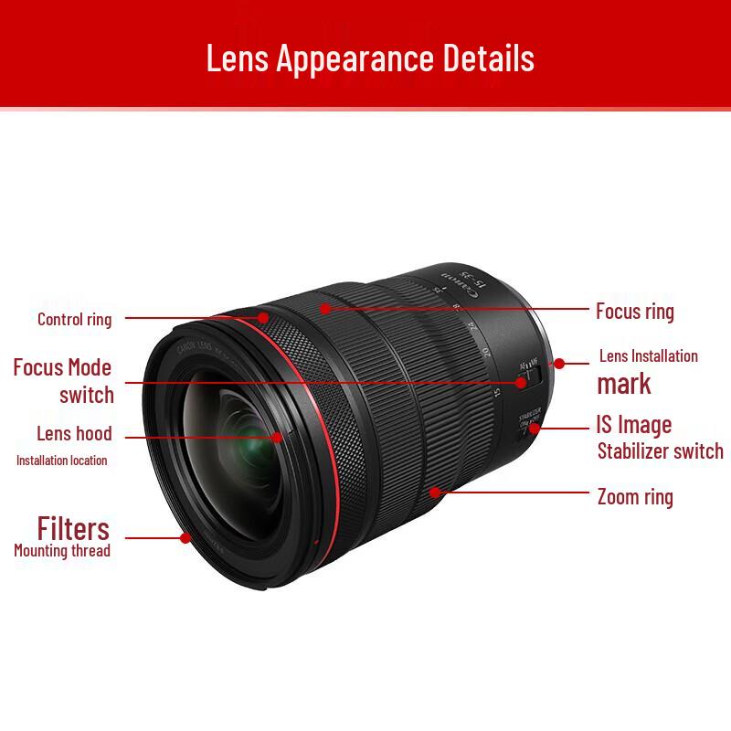 Canon Широкоугольный зум-объектив RF 15-35mm F2.8 L IS USM