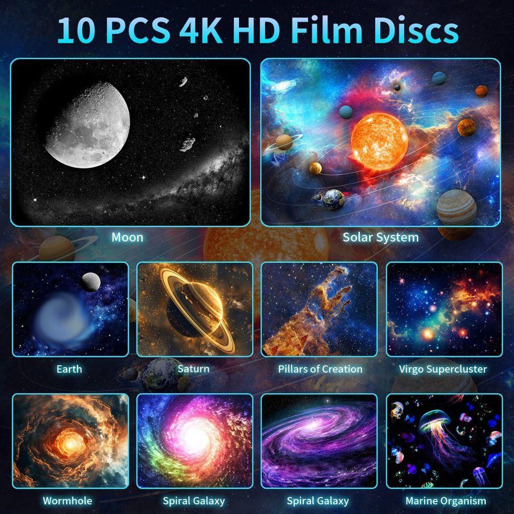 360° Rotate Galaxy Projector Galaxy Projector Planetarium Projector Perfect Star Projector Bed