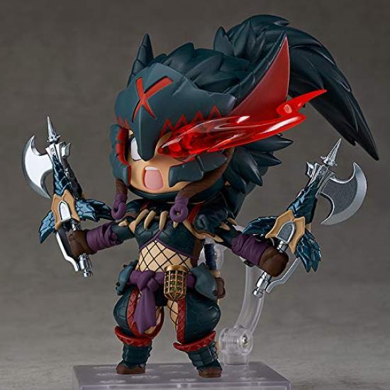 Nendoroid Monster Hunter Iceborne Hunter Nargacuga Alpha DX ABS PVC Painted Movable Figure World Ver. Non-Scale &