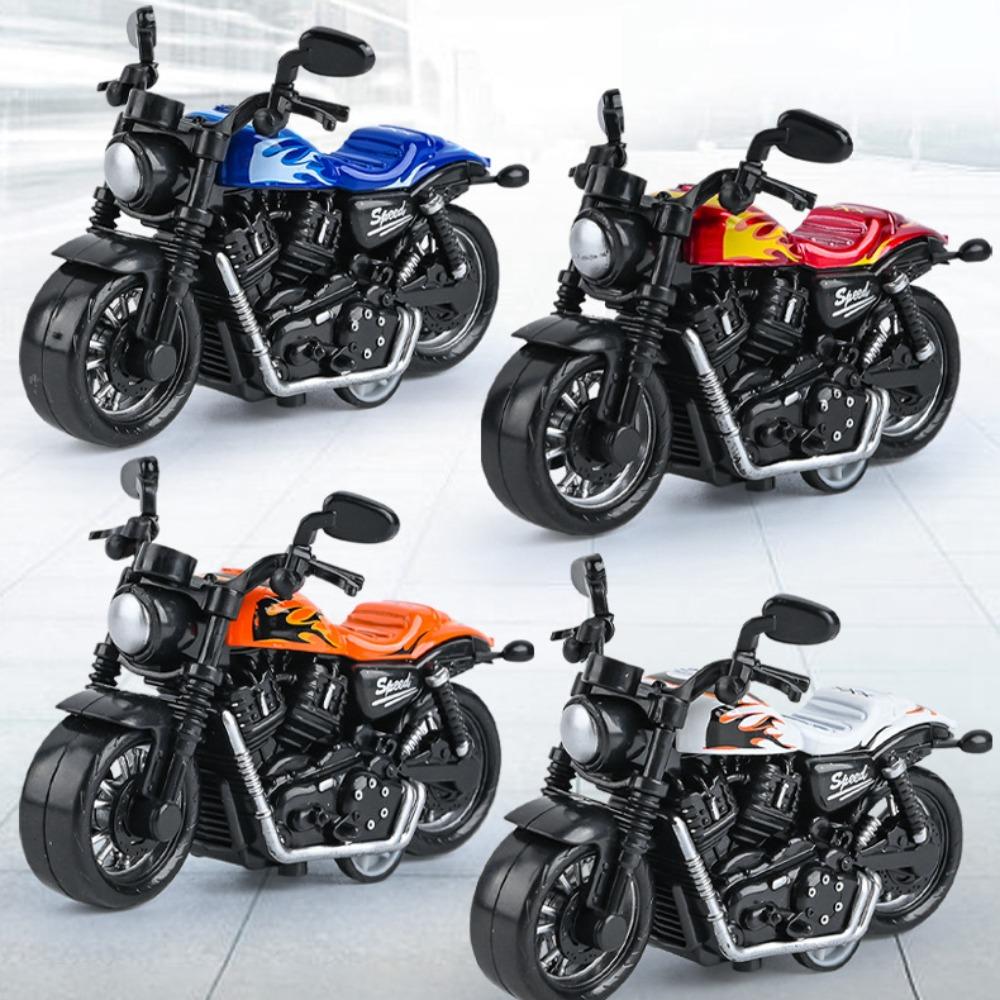 Movable Motorcycle Model Alloy Traffic Toys New Cake Decoration