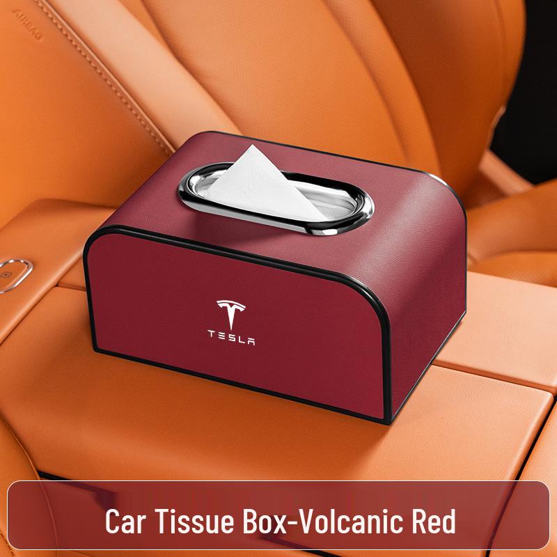 Tesla Model Tissue Box for Armrest or Seat Back