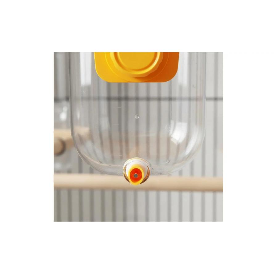 Automatic Parrot Water Feeder Large Capacity 330ml Enclosure Mounted Waterer Hanging Avian Water Dispenser Internal or External