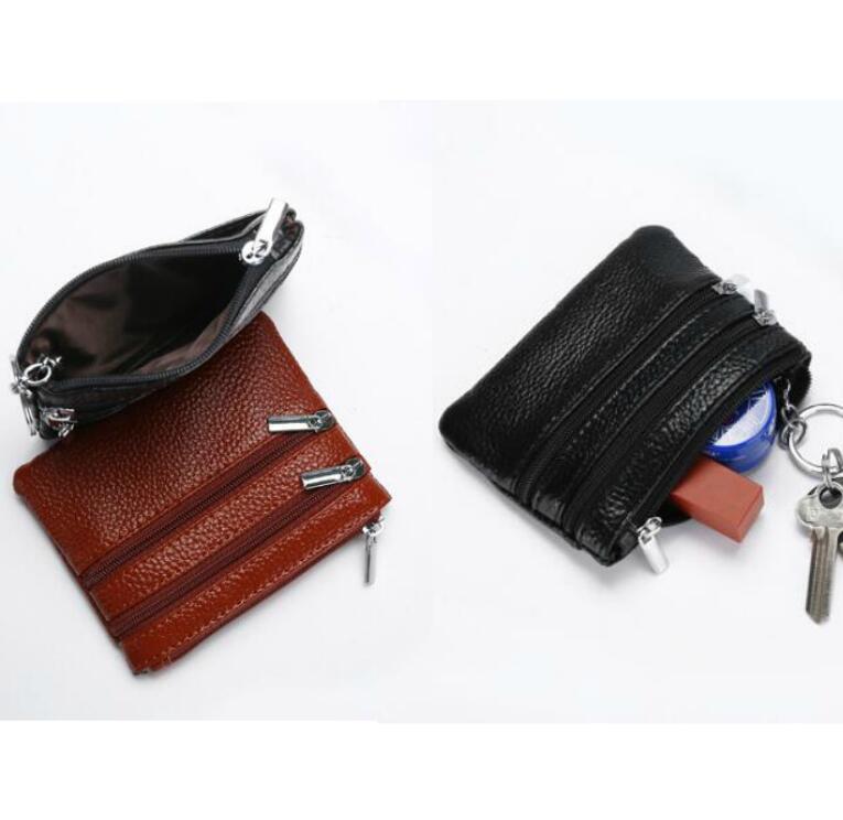Женский кожаный кошелек для монет