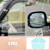 For Chevrolet Spark EUV Baojun Yep Plus 2025 2026 Special Car Rearview Mirror Film Side Window Rainproof Clear Film Accessories