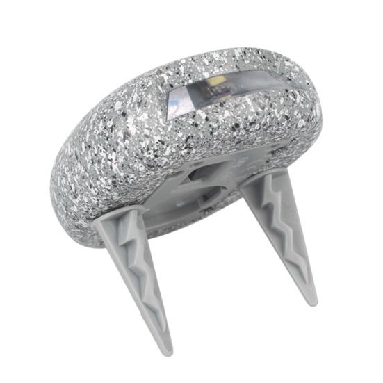 Водонепроницаемый наземный камень в форме смолы, солнечный светодиодный светильник, уличный садовый декор