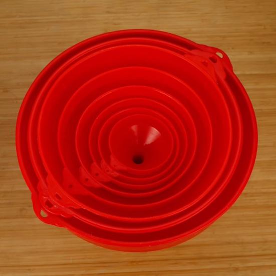 Набор пластиковых воронок пищевого класса с широким горлом для переливания жидкостей, масла, вина