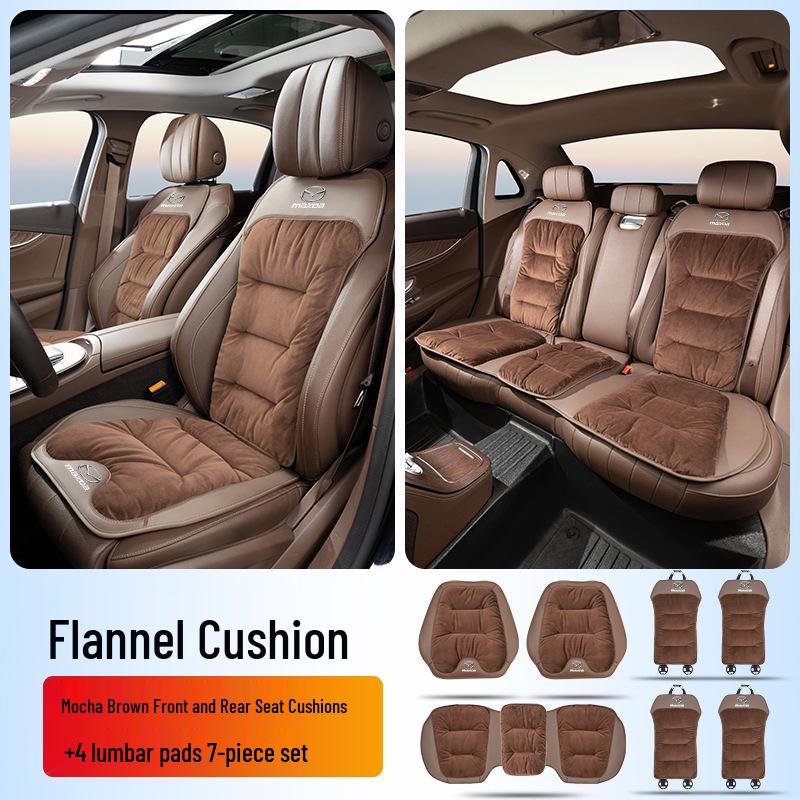 Mazda CX3/CX4/CX5/Atenza Car Seat Cushion with Flannel Lumbar Support